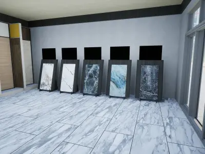 Metaverse Archviz Realism 3dshowroom  architecture Unreal Engine Low-poly 3D model
