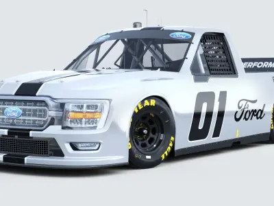 Nascar F-150 Trucks 2022  template 3D model