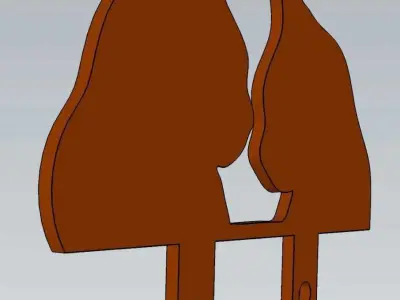 Wonderful Artificial Cats Home and Garden Outdoor Lawn Decor 3D model