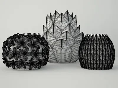 Tealight Holders by ZARA HOME 3 3D model