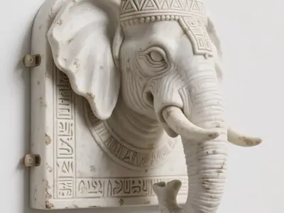 elephant 3D print model