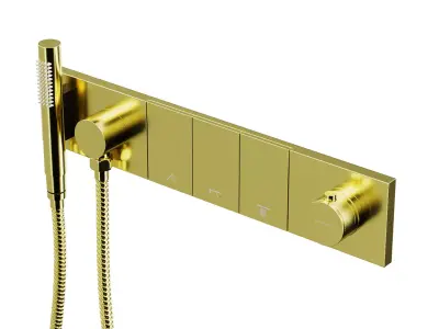 Boheme Zodiac shower system 3D model