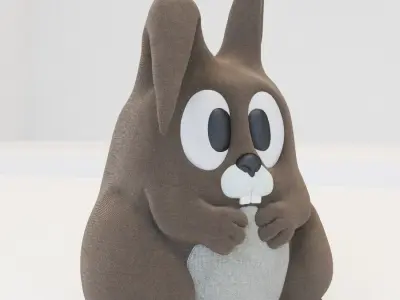 Rabbit Toy - Mony Bunny 3D model
