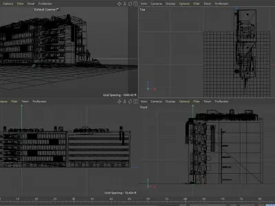 Slum Building 1 3D model