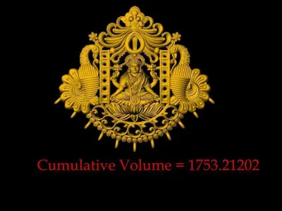 Temple Pendant - 0110  3D print model