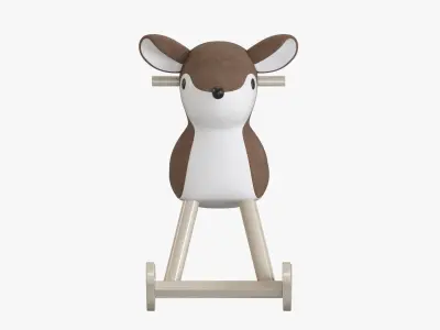 Rocking deer ride-on 3D model