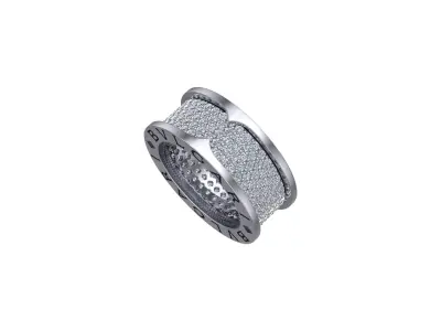 Bvlgari Diamond Ring 3D print model