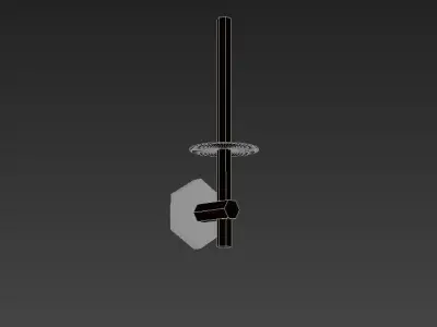 Orchid Spike Paper Holder Redundant 3D model