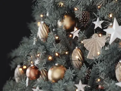 Christmas tree 3D model 37