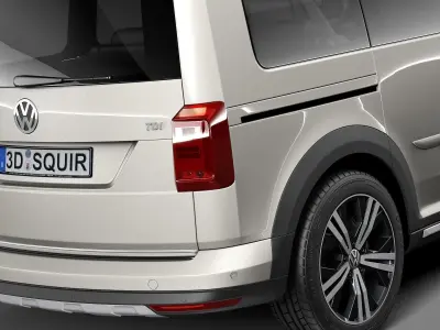 Volkswagen Caddy Alltrack 2016 3D model