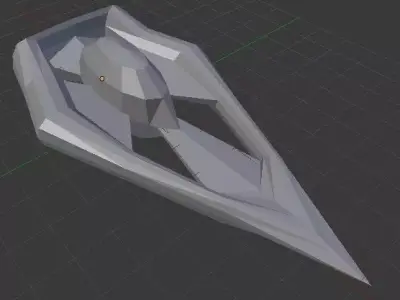 Starship 1 star wars spaceship 3D print model