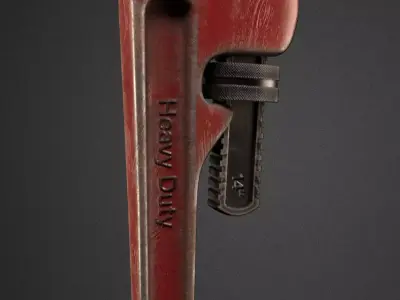 Wrench - Game and Movie-Ready Tool Asset 3D model