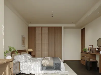  Bedroom interior 106 3D model