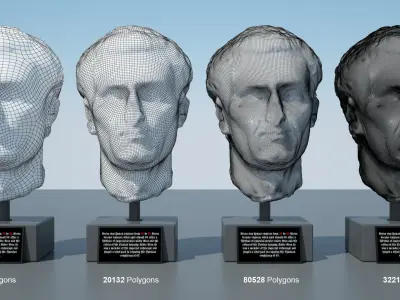 Head of Nerva 3D model