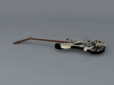 ESP George Lynch Skull N Bones Free 3D model