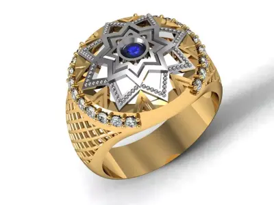 Men ring 3D print model 3D print model