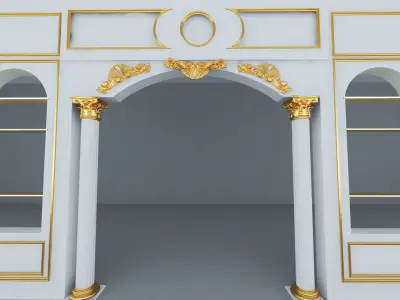 classic arch 3D model buy