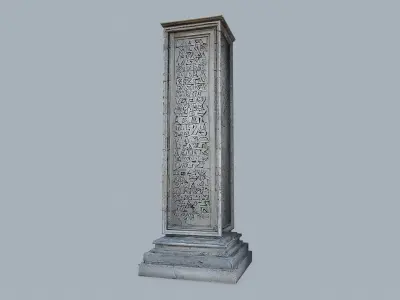 monolith Low-poly 3D model