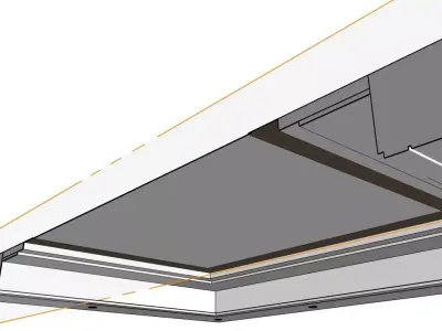 Modern Ceiling Panel Design  3D Model 3D model