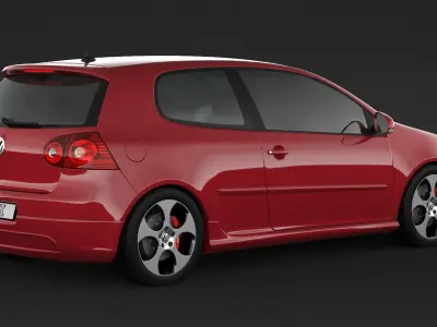 Volkswagen Golf GTI 3D model