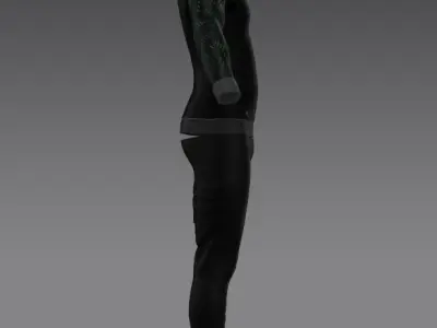Sports Tracksuit Free 3D model