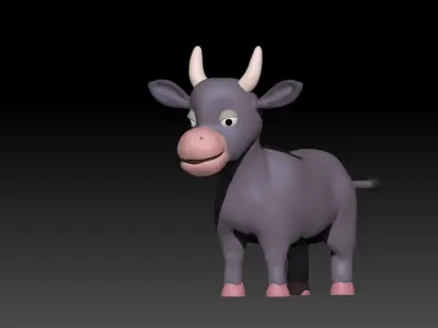 Cow 3d model 3D model purchase