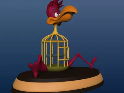 Cage Bird - Alice in Wonderland - 010 3D print model