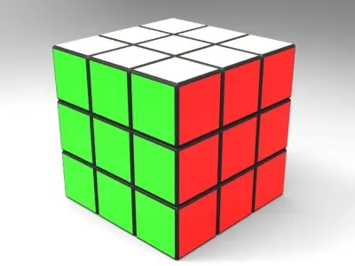 Rubiks Cube Free 3D model