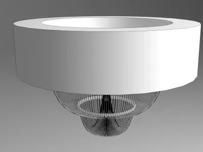  Crystal Chandelier with Ring  3D model