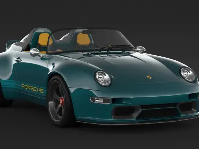Porsche 993 Gunther Werks Speedster 3D model