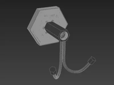 Orchid Diamond Hanger Double 3D model