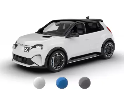 Alpine A290 GT 2025 3d model 3D model