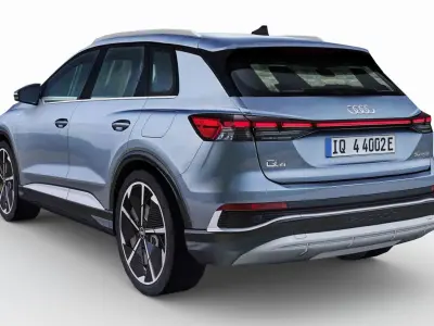 Audi Q4  e-tron 2022 Low-poly 3D model