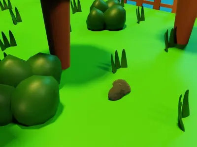 Mini House Free low-poly 3D model