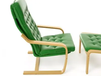 JECH Atlas rocking chair 3D model 3D model