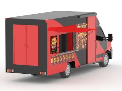 Burger Truck 2 3D model