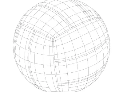 Volleyball ball 3D model buy