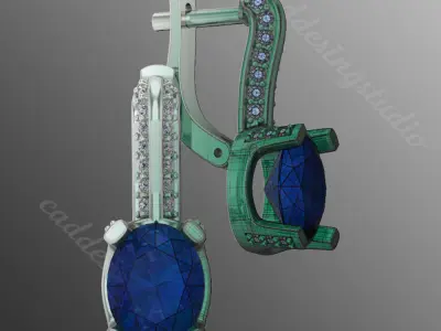 Earrings od99 3D print model