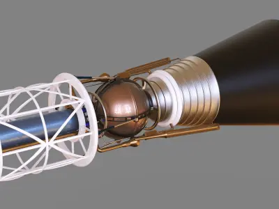 Rocket Engine 3D model
