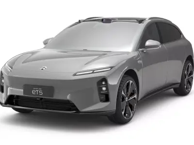 2025 Nio ET5 Touring with Interior 3D model
