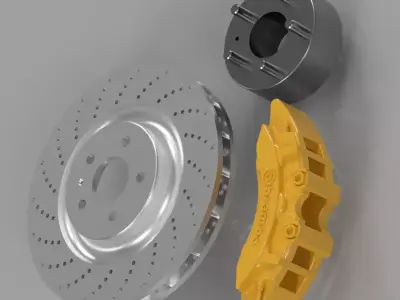 Brake Set 3D print model
