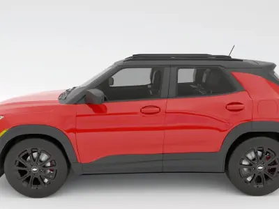 3D model of the Chevrolet Trailblazer car 3D model