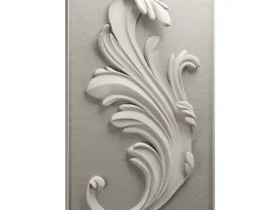 classic element decor 3D model