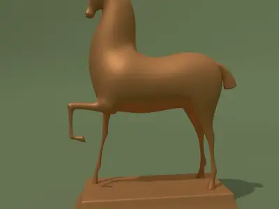 MISC Horse Statuettes Collection 3D model