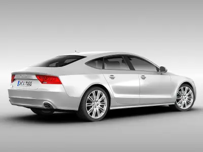 Audi A7 Sportback 2012 3D model