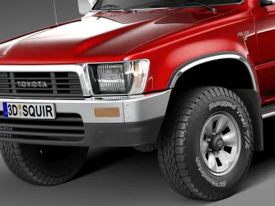 Toyota 4runner 1989-1997 3D model
