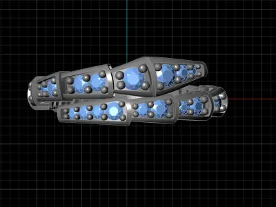 Tried Fusion Snake Ring 3D print model