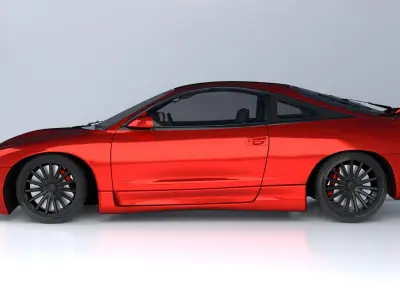 Mitsubishi Eclipse GSX 3D model