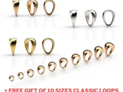 Diamond PENDANT Valentines Day Gift 3D print model