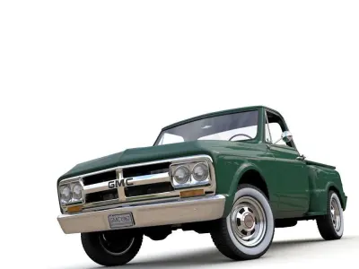 GMC C10 PICKUP STEPSIDE 1968 3D model